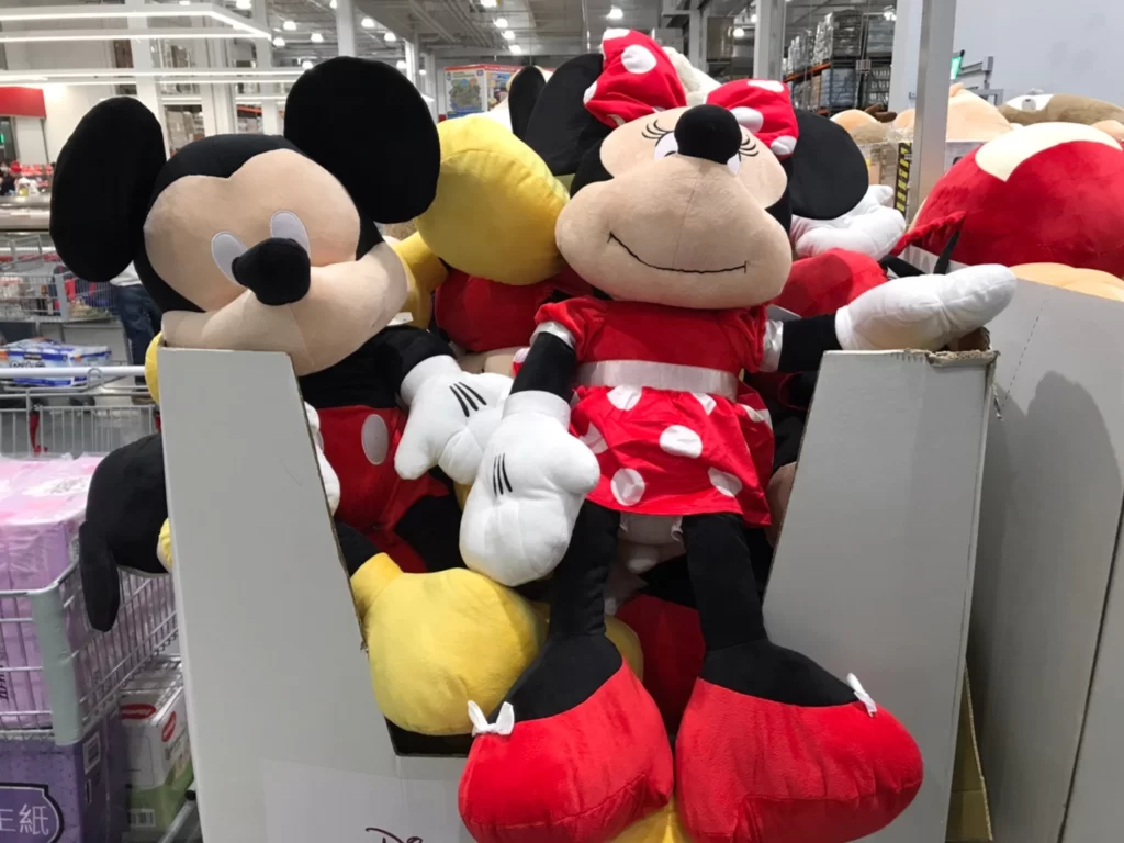 DISNEY 迪士尼36吋絨毛玩偶 米奇/米妮