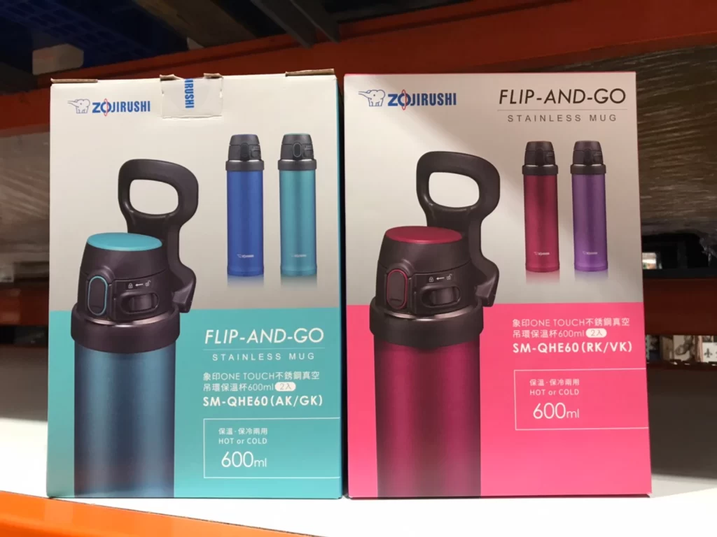 ZOJIRUSHI 象印不鏽鋼吊環保溫杯600毫升X2件組