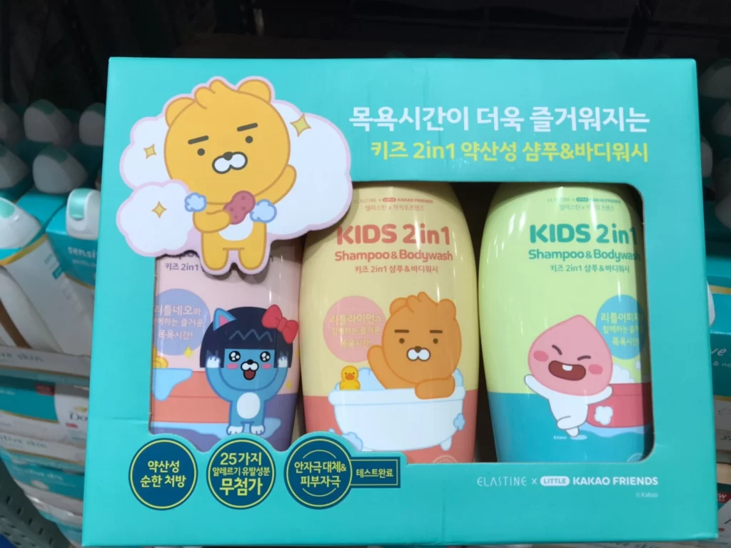 ELASTINE KAKAO 兒童洗髮沐浴精HAIR&BODY 每瓶500毫升3入