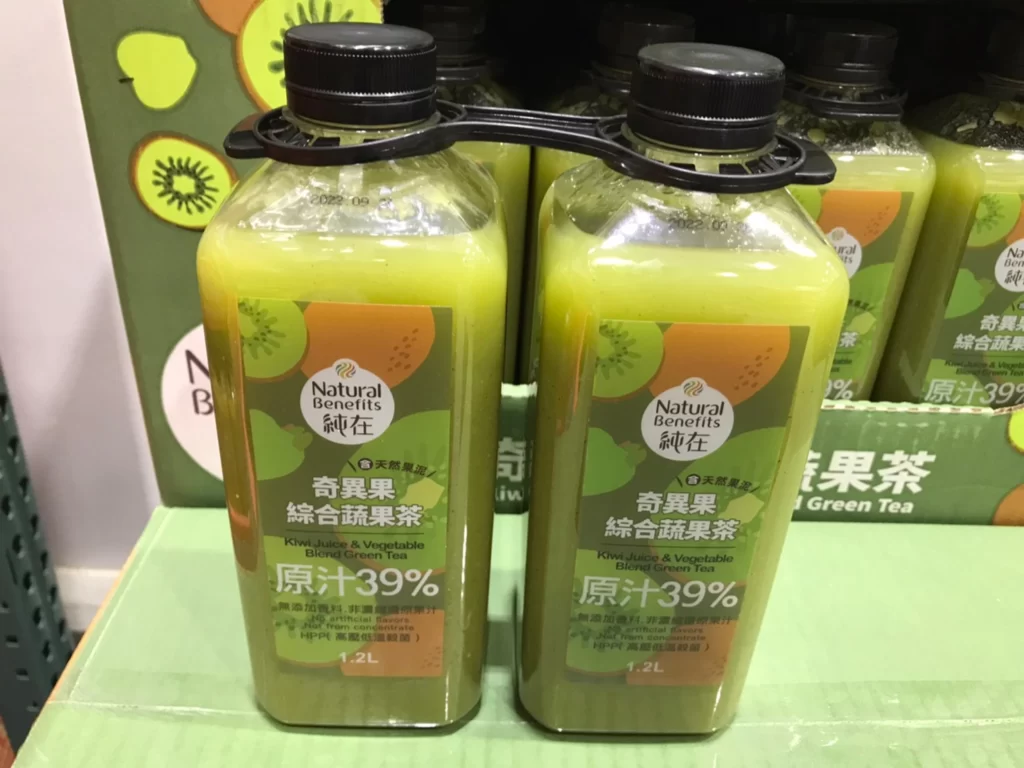 NATURAL BENEFITS 純在 KIWI VEGETABLE GREEN TEA 奇異果綜合果茶1.2LX2PK