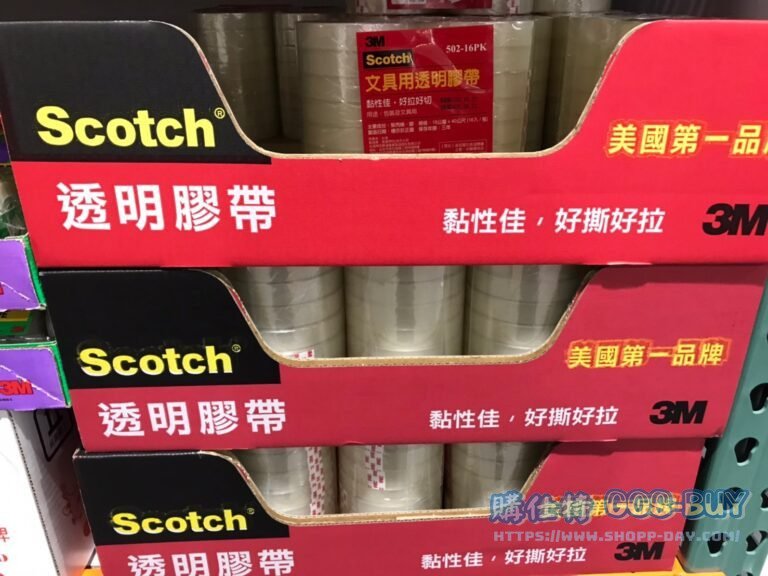 3M 18MM OFFICE TAPE 16R 3M文具用透明膠帶16入 1.8CMX40MX16 ROLLS