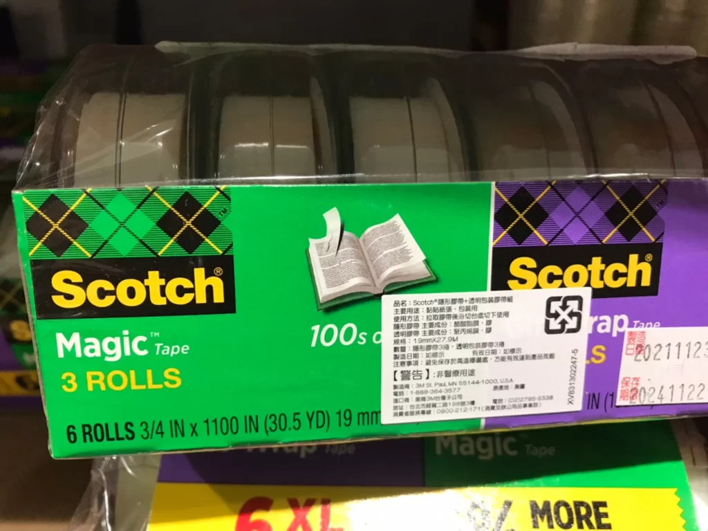 3M隱形/透明膠帶六入組