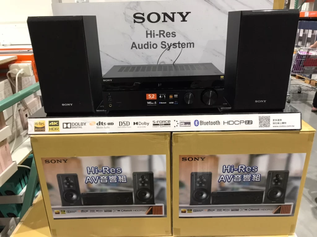 SONY HI-RES AV AUDIO SET 擴大機環繞音響組 STR-DH590+SS-CS5