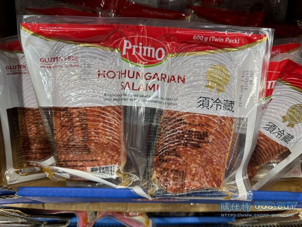PRIMO HOT HUNGARIAN SALAMI 匈牙利辣味臘腸 300公克2入共600公克 #104282