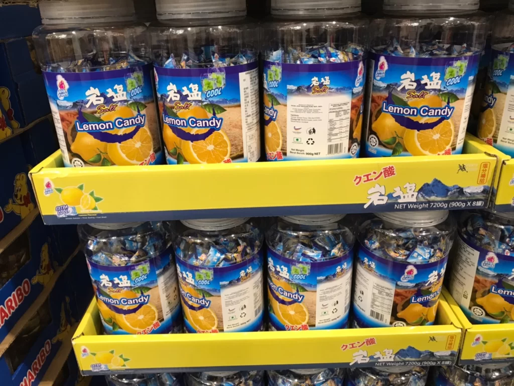 BIGFOOT薄荷岩鹽檸檬糖900公克 #121206