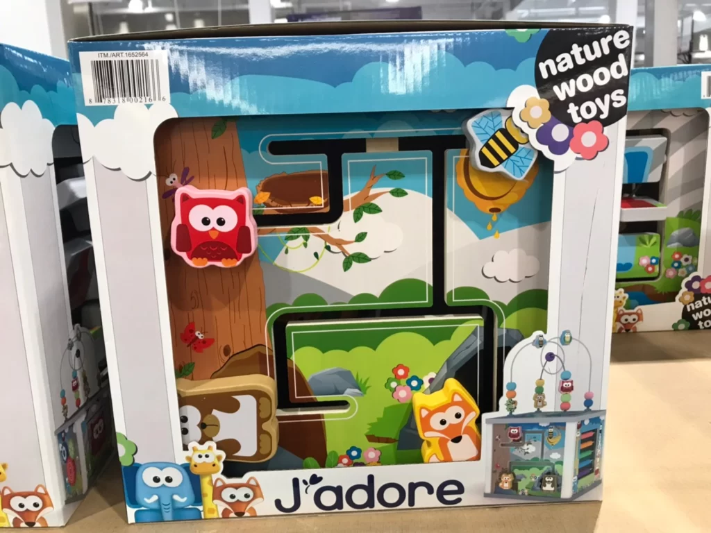 J'ADORE動物園多功能木頭遊戲盒