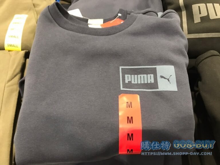 PUMA男圓領長袖上衣