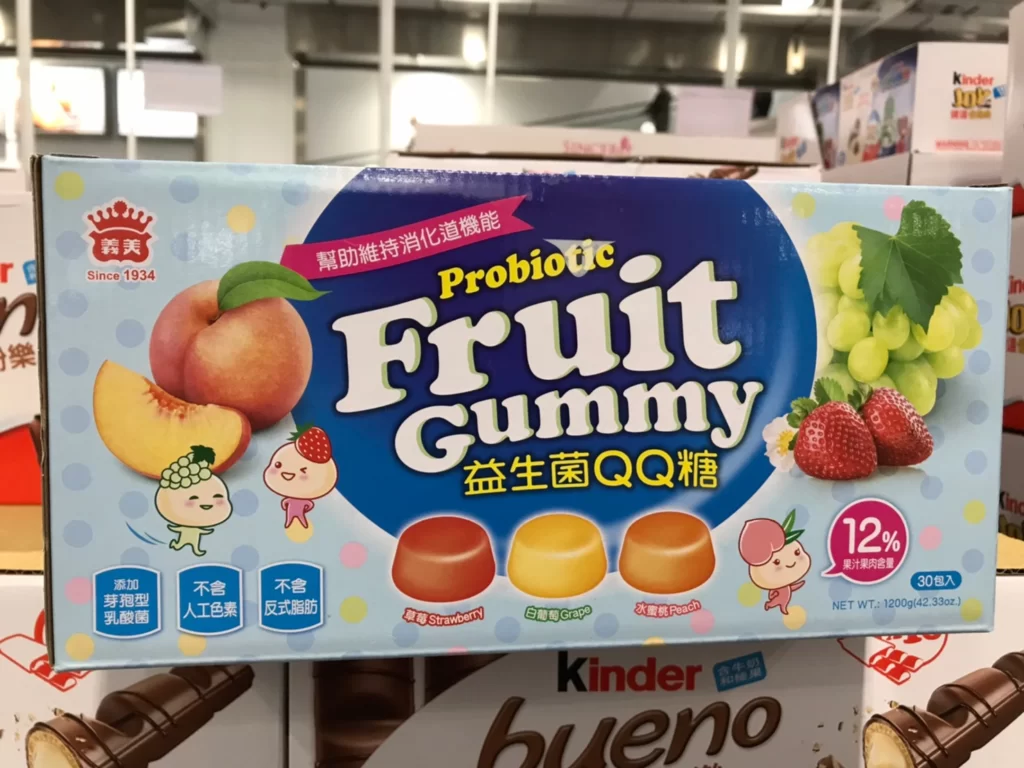 義美益生菌果汁QQ糖 40公克X30包