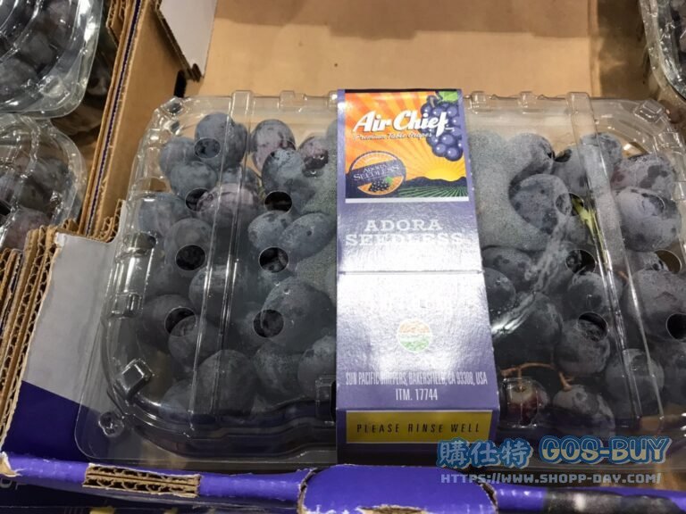 Costco好市多美國無籽黑葡萄1.8公斤