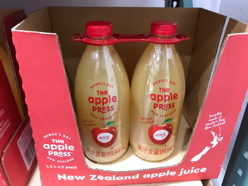 THE APPLE PRESS 紐西蘭愛妃蘋果汁1.5L*2PK 冷榨冷充填非濃縮還原果汁