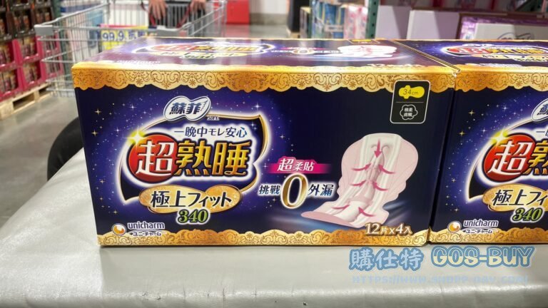 SOFY蘇菲超熟睡極上FIT夜用34公分每包12片4包入