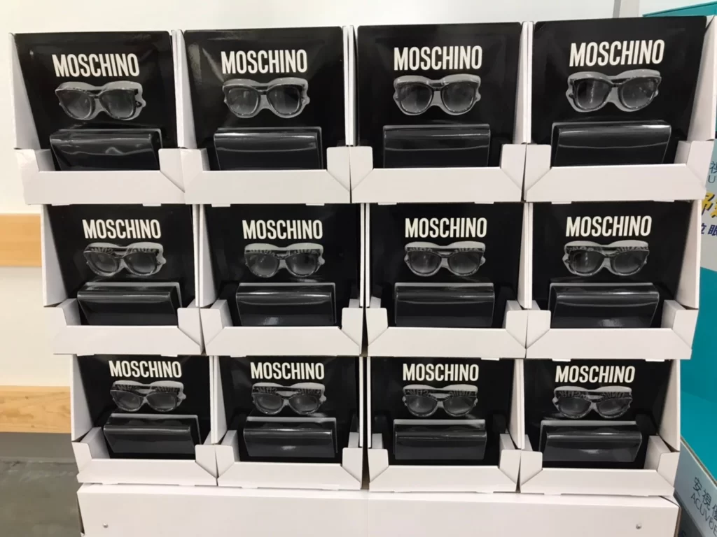 MOSCHINO SUNGLASSES 膠框黑色太陽眼鏡 I/IOS074/F/S 80790 56-18-145