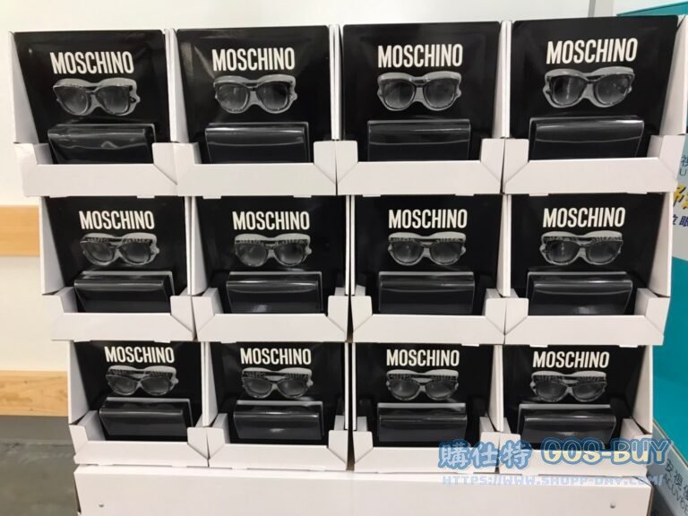 MOSCHINO SUNGLASSES 膠框黑色太陽眼鏡 I/IOS074/F/S 80790 56-18-145