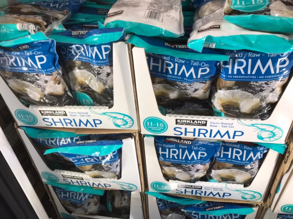 KIRKLAND SIGNATURE FROZEN RAW SHRIMP 11/15/LB 680G 科克蘭養殖超特大生蝦仁