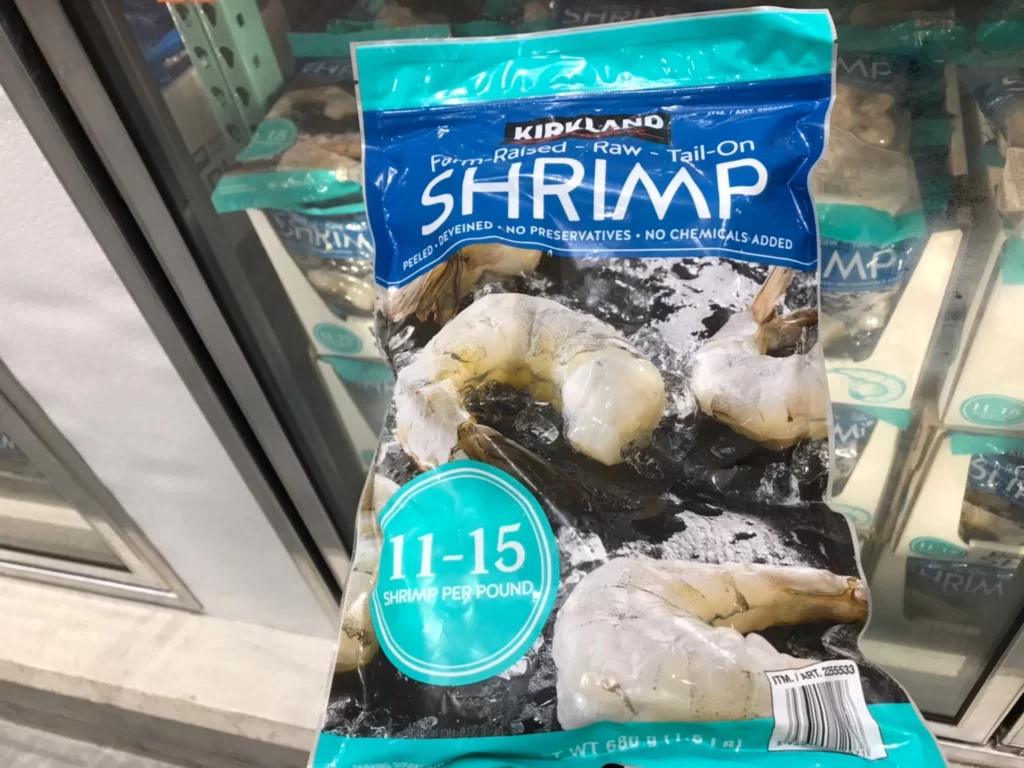 KIRKLAND SIGNATURE FROZEN RAW SHRIMP 11/15/LB 680G 科克蘭養殖超特大生蝦仁