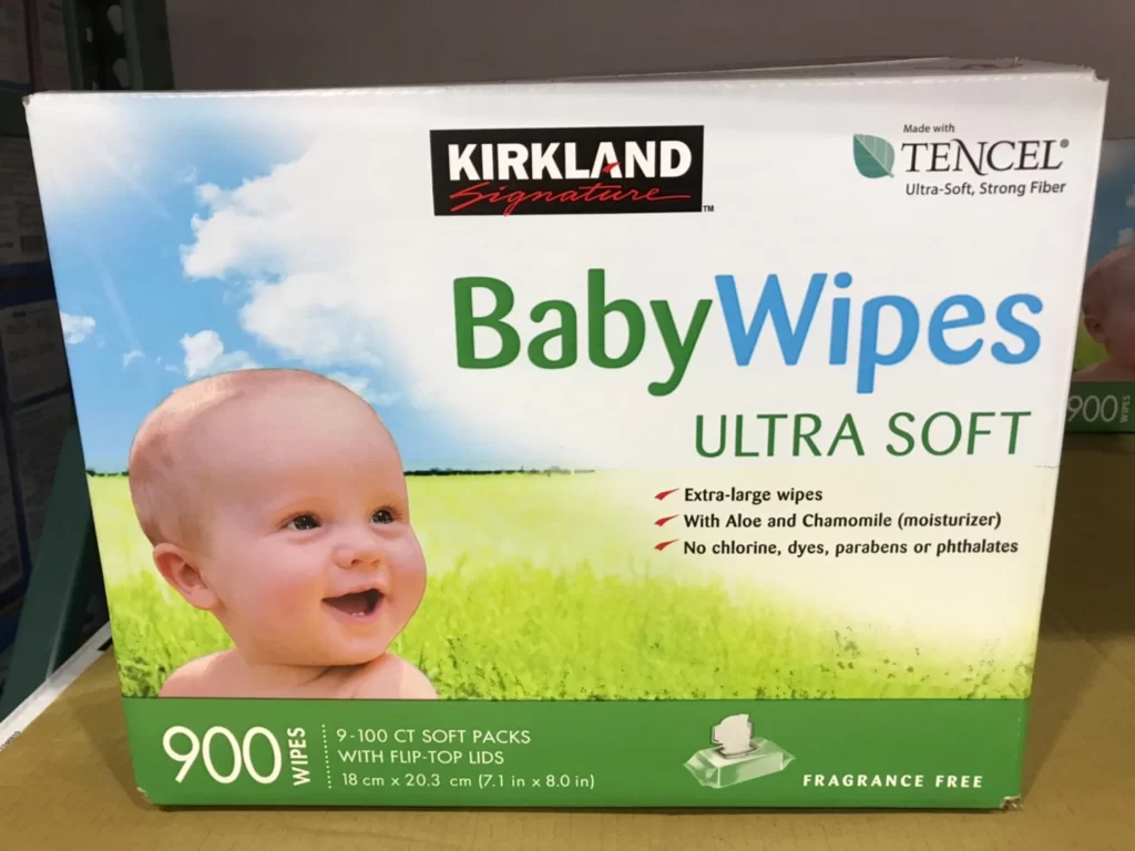 科克蘭超柔軟加大嬰兒濕巾每包100張9包入