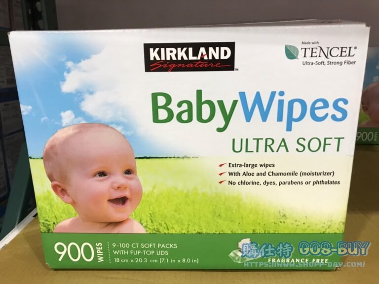 科克蘭超柔軟加大嬰兒濕巾每包100張9包入