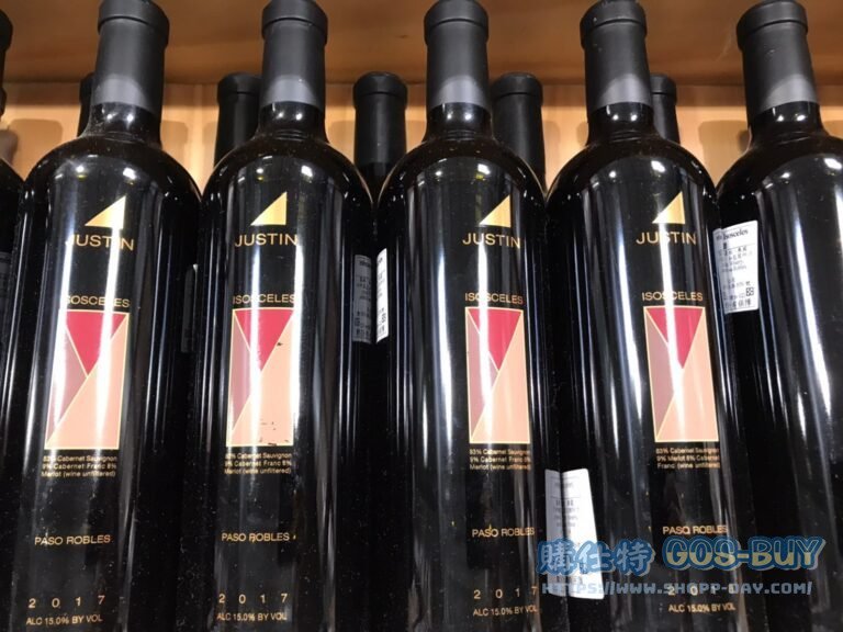 JUSTIN ISOSCELES 賈斯汀三角紅葡萄酒750ML 2017/2018