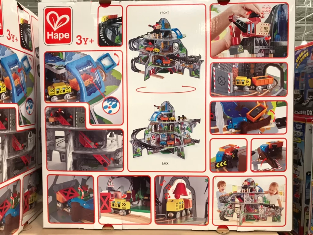HAPE MIGHTY MOUNTAIN MINE 魔幻礦山火車豪華組 長92X寬58.5高66CM