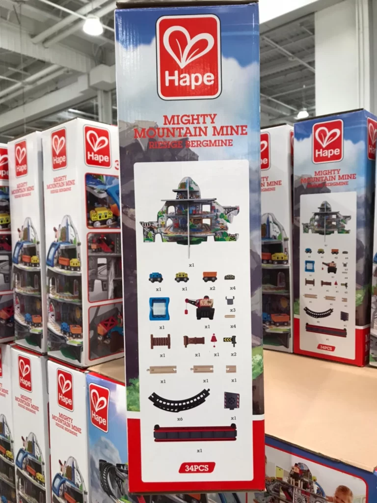 HAPE MIGHTY MOUNTAIN MINE 魔幻礦山火車豪華組 長92X寬58.5高66CM