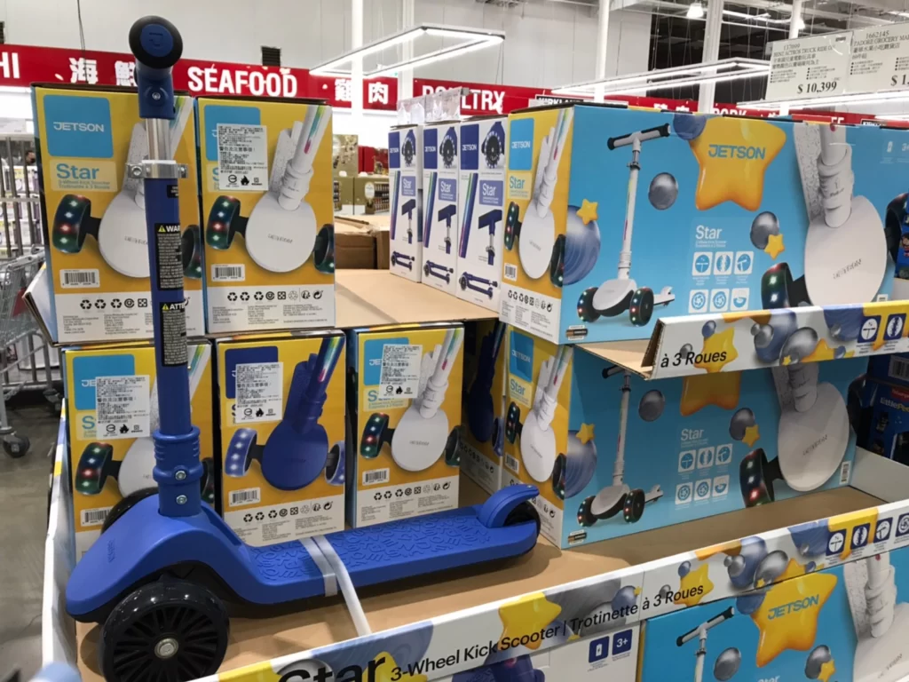 JETSON三輪滑板車 藍/白