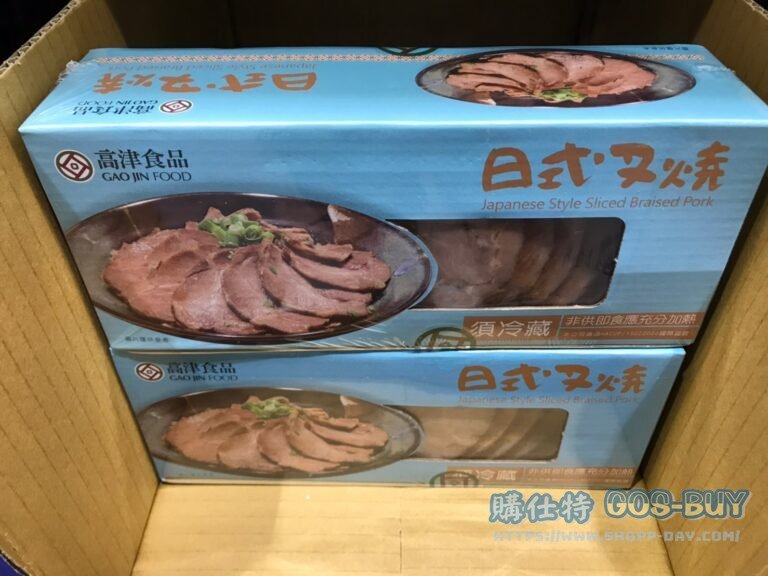 GAO JIN 高津日式叉燒125公克4入 SLICED BRAISED PORK