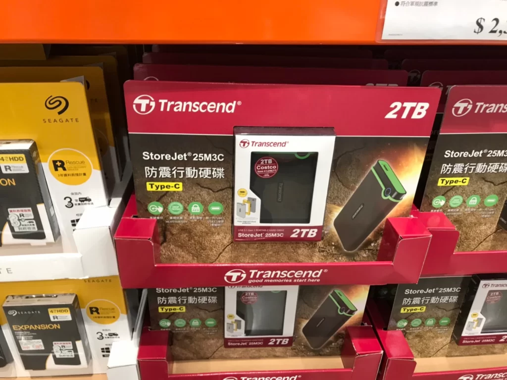 TRANSCEND 2.5吋TYPE C 2TB硬碟 TS2TSJ25M3C/USB 3.1 #129677