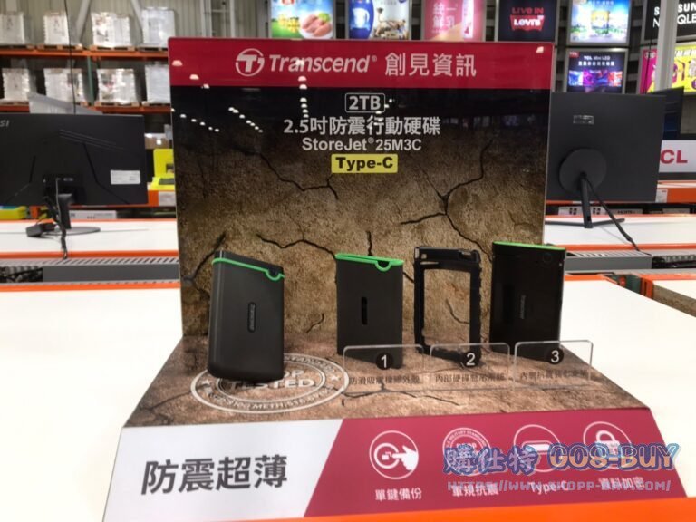 TRANSCEND 2.5吋TYPE C 2TB硬碟 TS2TSJ25M3C/USB 3.1 #129677