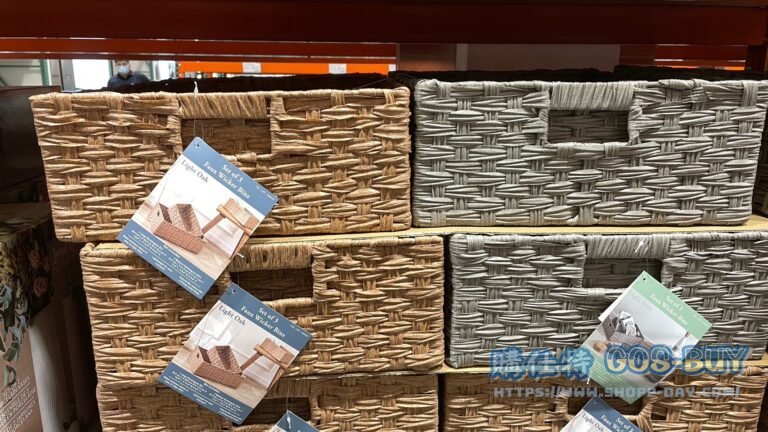 FAUX WICKER BINS 3PC 編織收納籃三件組 大尺寸1件+中尺寸2件