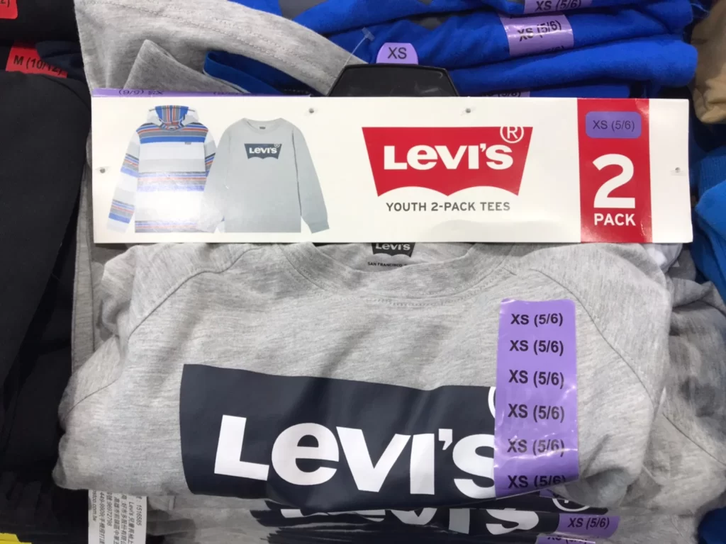 LEVI'S 兒童薄長袖上衣兩件組
