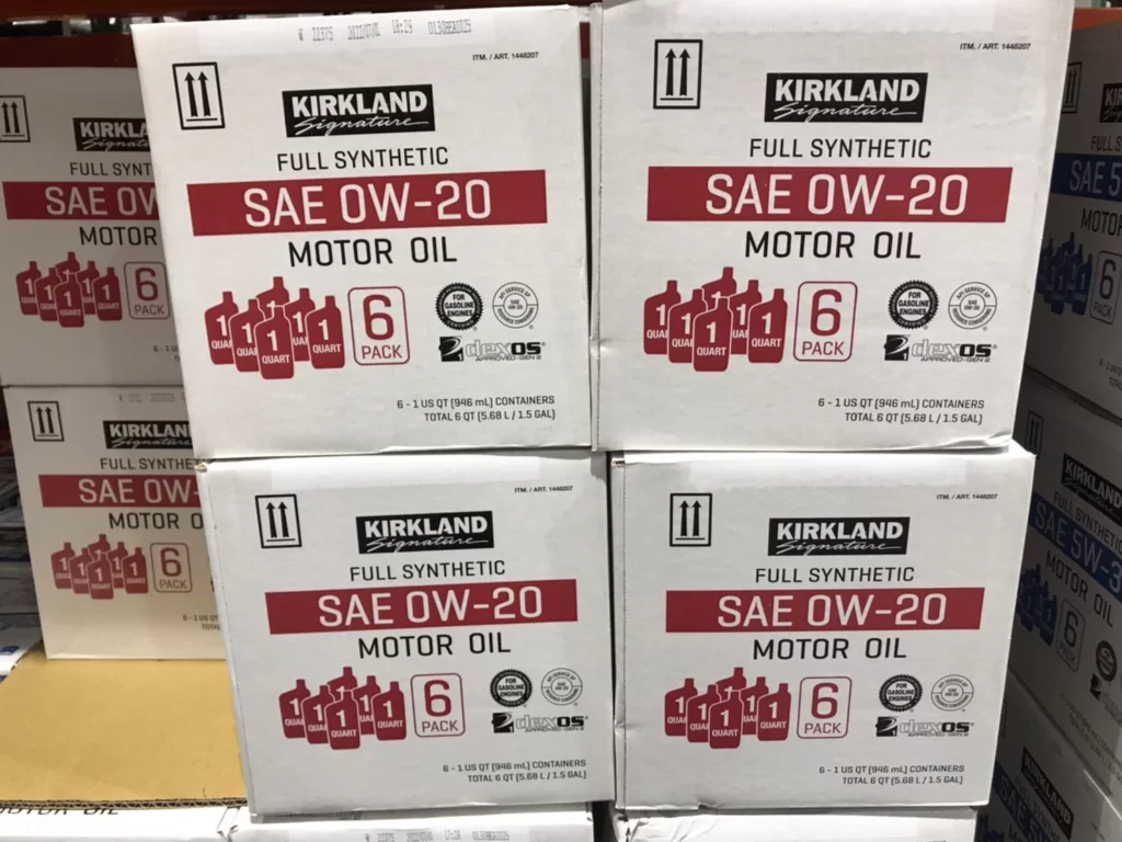 科克蘭0W-20 全合成機油946ML X 6PK