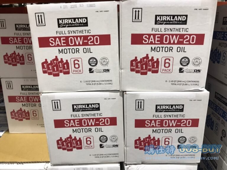 科克蘭0W-20 全合成機油946ML X 6PK