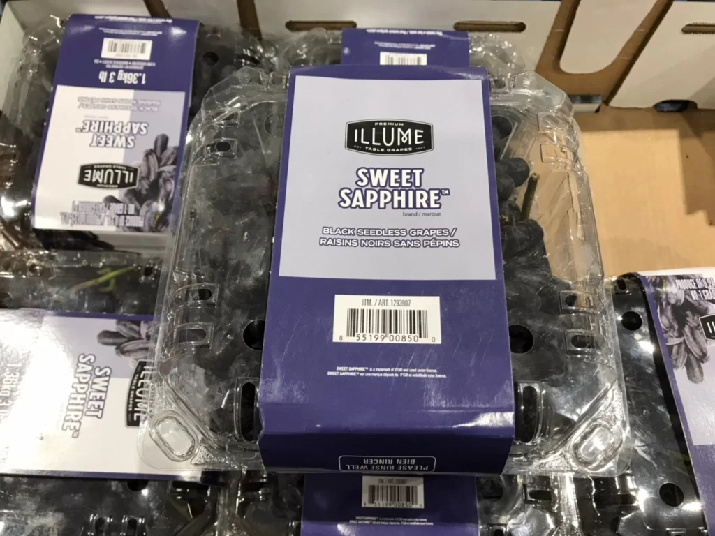 美國無籽藍寶石黑葡萄