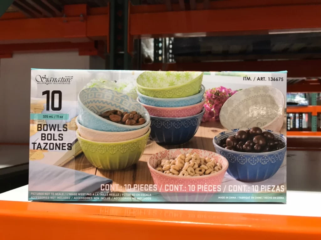 SIGNATURE彩繪中式陶碗十件組 #136675