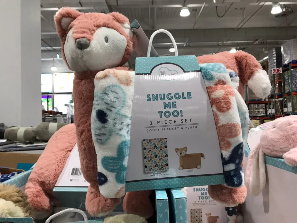 LITTLE MIRACLES 動物造型枕+蓋毯2入組 蓋毯320GSM