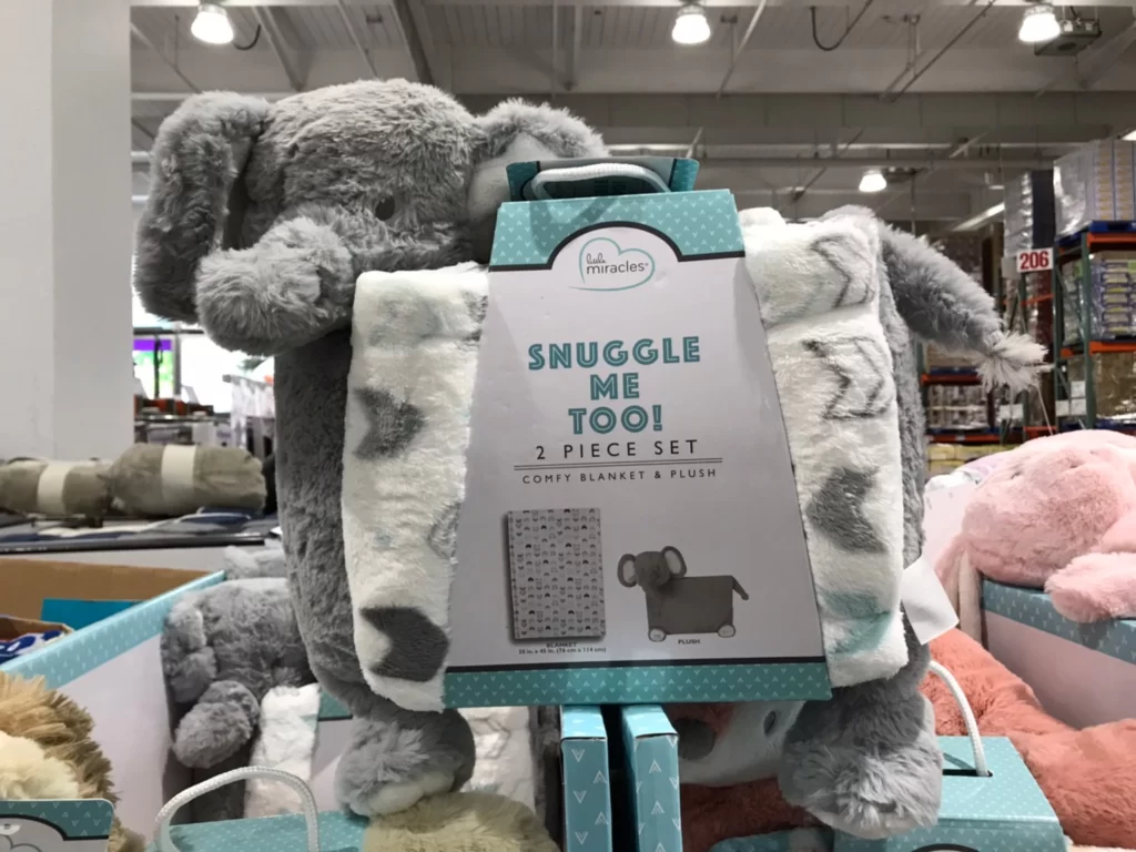 LITTLE MIRACLES 動物造型枕+蓋毯2入組 蓋毯320GSM