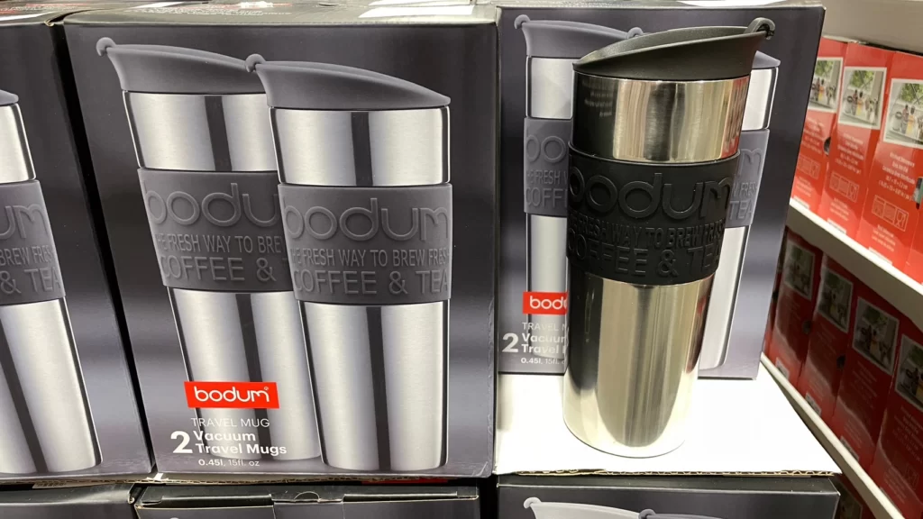 BODUM不鏽鋼隨行杯2件組 單個容量約450毫升