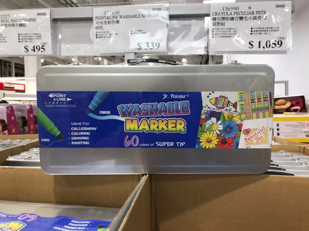 POINT&LINE 可水洗彩色筆60色