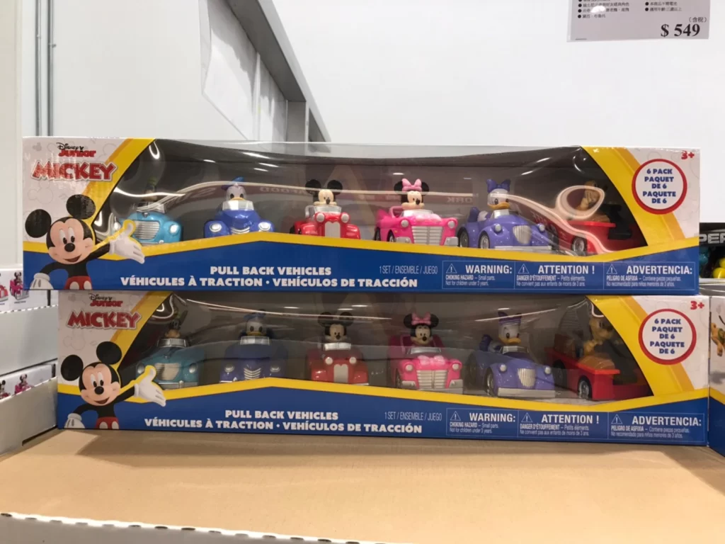 DISNEY迪士尼經典角色迴力車六入