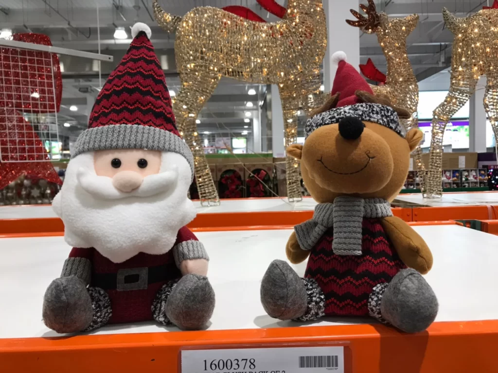 聖誕裝飾玩偶2入組