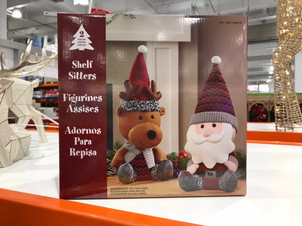 聖誕裝飾玩偶2入組