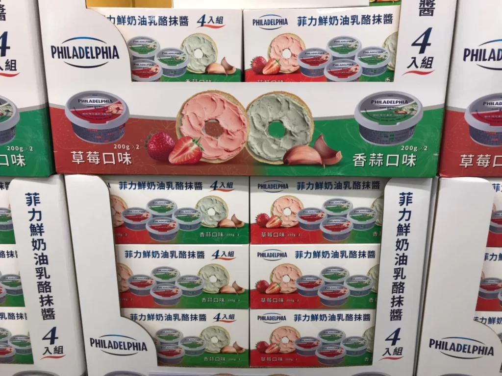PHILADELPHIA 菲力 CREAM CHEESE SPREAD PACK 鮮奶油乾酪抹醬200G*4PK