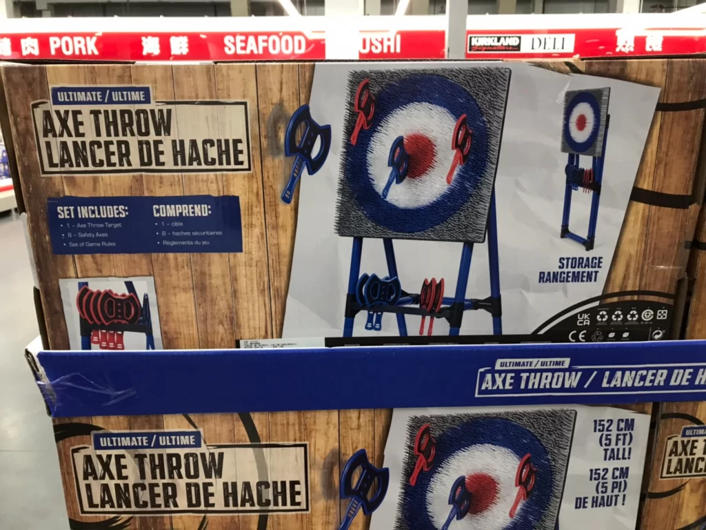 AXE THROW SET 擲斧遊戲組 雙色斧頭各四把