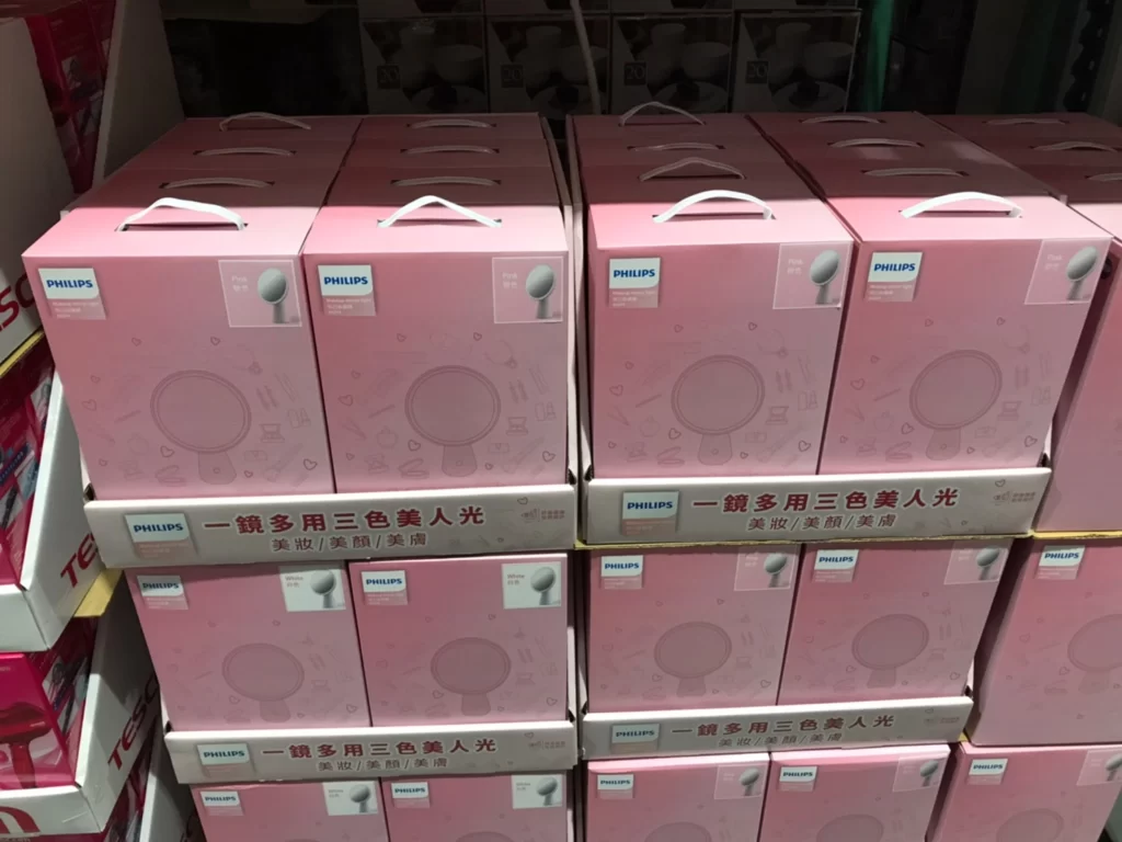 PHILIPS飛利浦悅己LED化妝鏡 顏色選擇：白/粉色