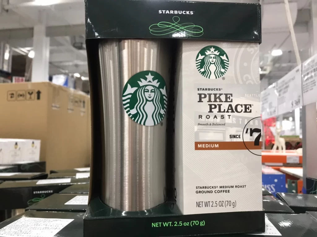 星巴克隨行杯禮盒組 研磨咖啡粉70公克