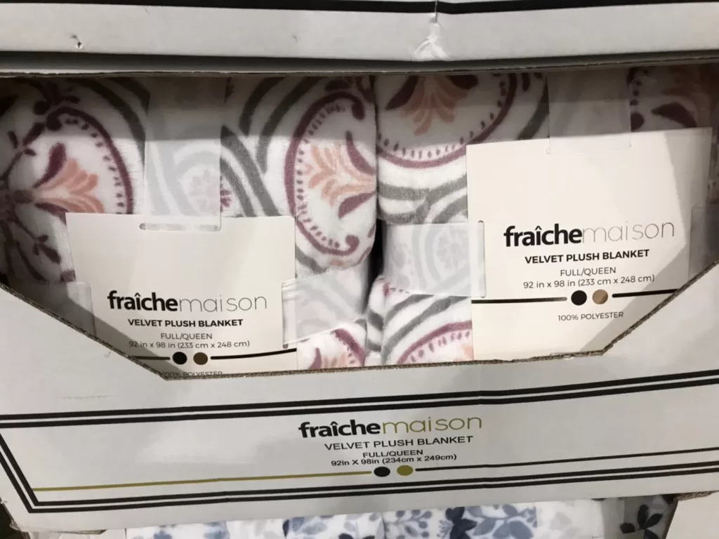 FRAICHE MAISON BLANKET 柔暖印花毯350GSM 尺寸233X248公分 #137044