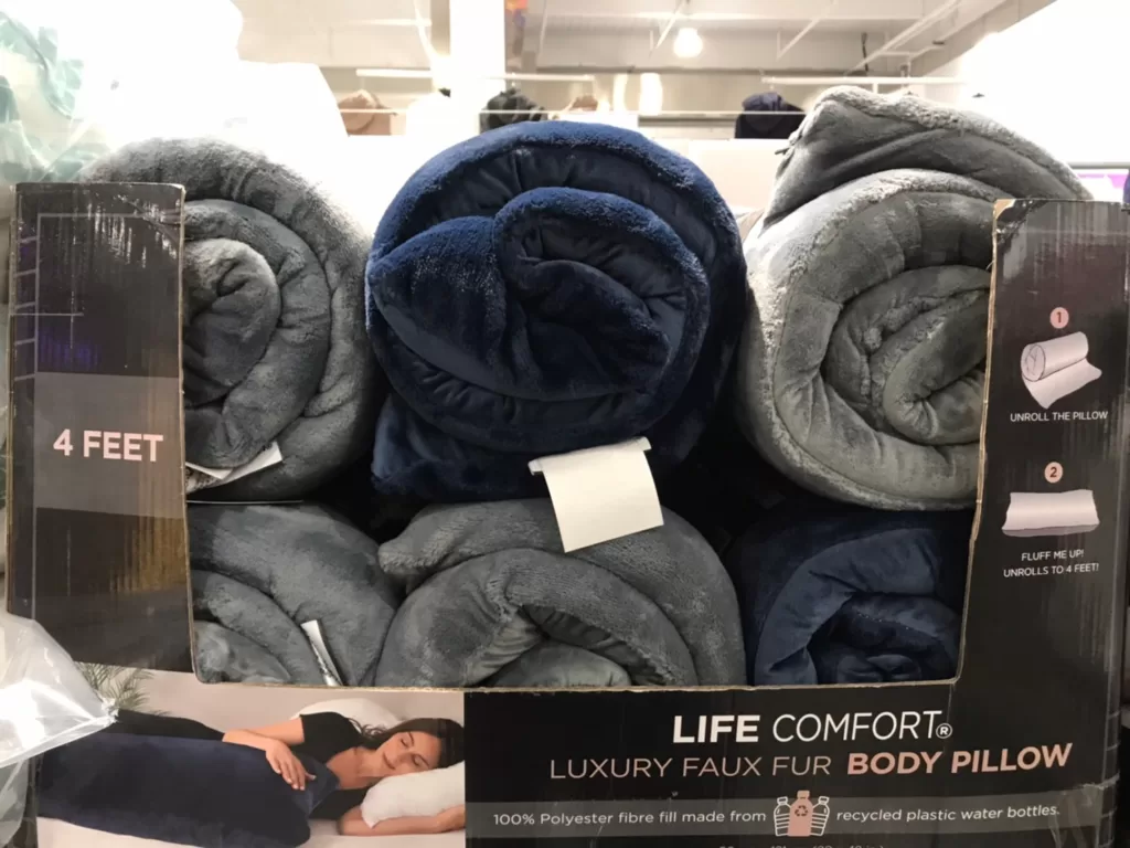 LIFE COMFORT BODY PILLOW 長毛長抱枕 尺寸：50X121公分 #1491039