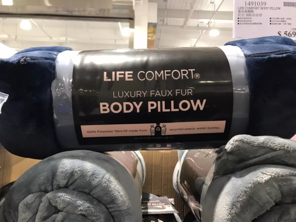 LIFE COMFORT BODY PILLOW 長毛長抱枕 尺寸：50X121公分 #1491039