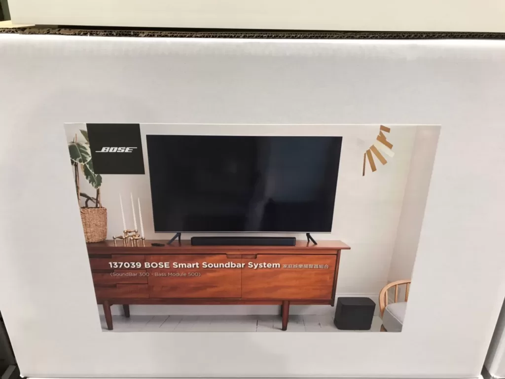 BOSE SMART SOUNDBAR SYSTEM 兩件式家庭劇院組 SOUNDBAR300+BASS MODULE500 #137039