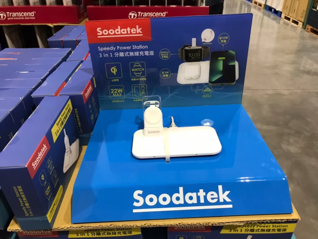 SOODATEK 3IN1 POWER STAND 三合一分離式無線充電立架 SHQI-PC3IN1AWC #137371